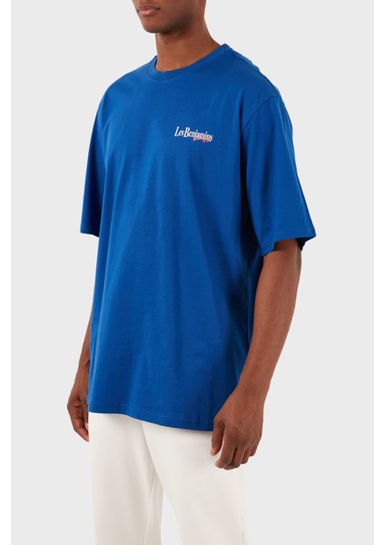 Pamuklu Oversize Fit Bisiklet Yaka T Shirt Erkek T Shirt LB24SSKISMUTS indirimleri