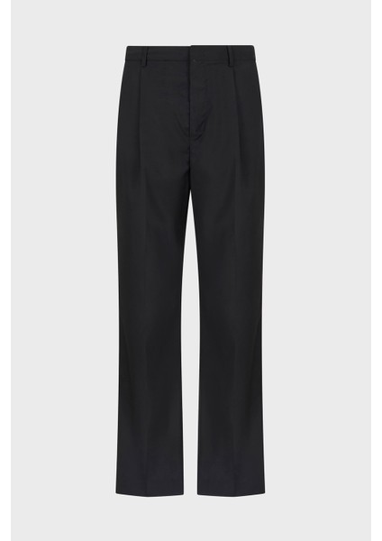 Hafif Yün Regular Fit Normal Bel Düz Paça Pantolon Erkek Pantolon EM001211 AF13821 UC001