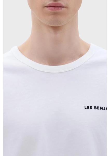 Sırt Baskılı Bisiklet Yaka Relaxed Fit T Shirt Erkek T Shirt LB23FWCLAMUTS fırsatları