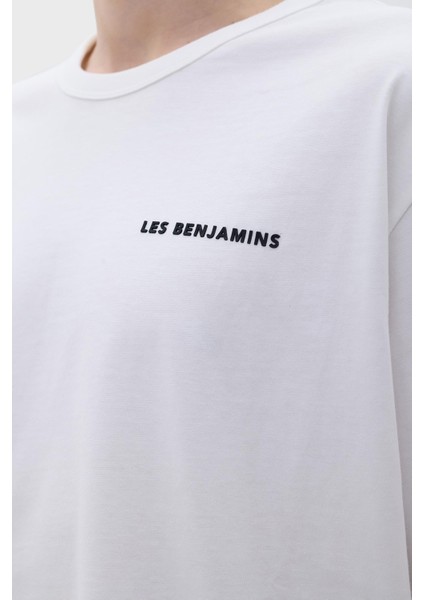 Sırt Baskılı Bisiklet Yaka Relaxed Fit T Shirt Erkek T Shirt LB23FWCLAMUTS indirimleri