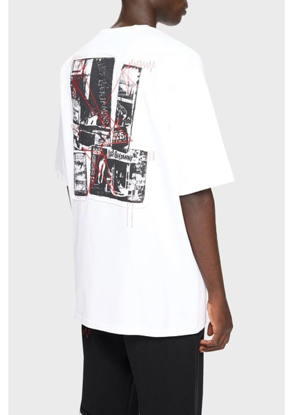 Pamuklu Oversize Bisiklet Yaka T Shirt Erkek T Shirt LB24FWEAPMUTS modelleri