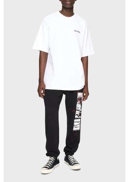 Pamuklu Oversize Bisiklet Yaka T Shirt Erkek T Shirt LB24FWEAPMUTS indirimleri