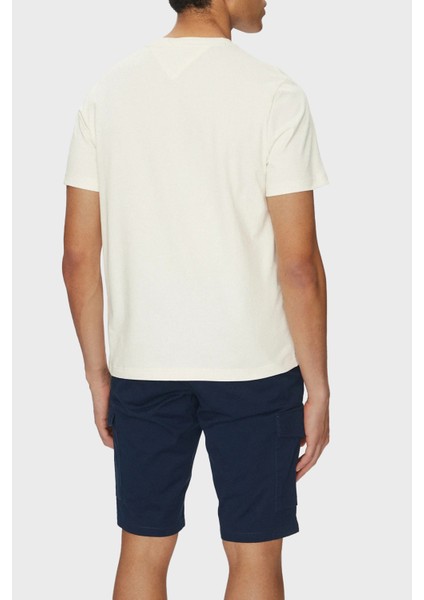 Pamuk Regular Fit Bisiklet Yaka Logolu T Shirt Erkek T Shirt MW0MW38628 Z00
