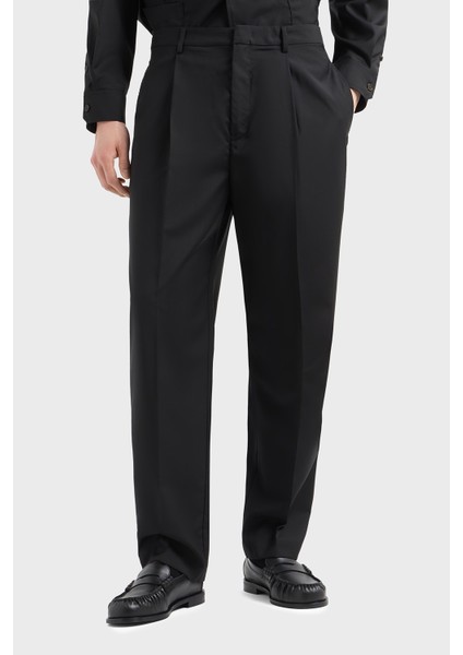 Hafif Yün Regular Fit Normal Bel Düz Paça Pantolon Erkek Pantolon EM001211 AF13821 UC001