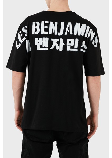 Logo Baskılı Oversize Fit Pamuklu Bisiklet Yaka T Shirt Erkek T Shirt LB25SSUNLMUOT modelleri