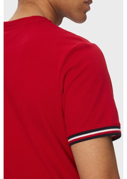 Pamuk Regular Fit Bisiklet Yaka T Shirt Erkek T Shirt MW0MW38630 Xld