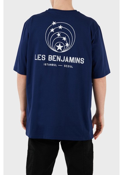 Logo Baskılı Oversize Fit Pamuklu Bisiklet Yaka T Shirt Erkek T Shirt LB25SSUNLMUOT modelleri