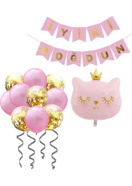 Kedi Balon Seti