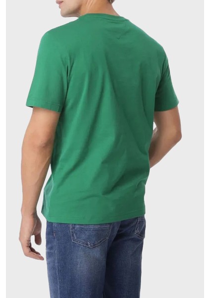 Logolu Pamuk Regular Fit Bisiklet Yaka T Shirt Erkek T Shirt MW0MW39149 L4F