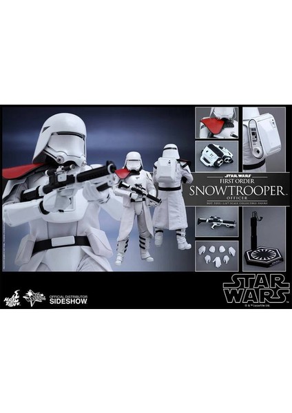 First Order Snowtrooper Officer Sixth Scale Figure MMS322 modelleri
