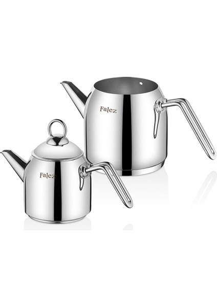 Mini paslanmaz çelik çaydanlık takımı, şık ve pratik kullanım sağlar. modelleri