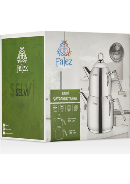 Mini paslanmaz çelik çaydanlık takımı, şık ve pratik kullanım sağlar. indirimleri