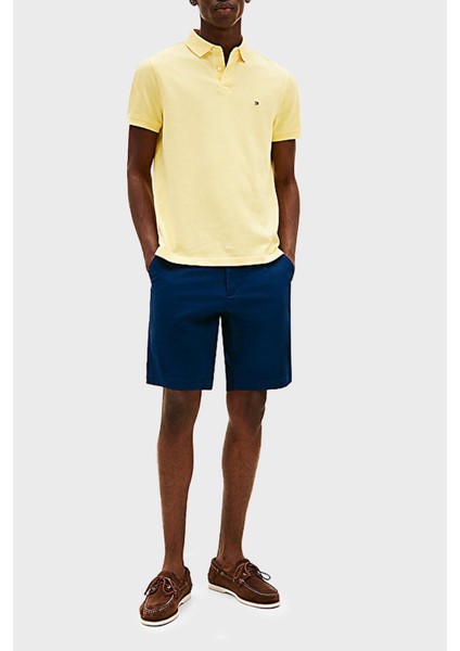 Streç Pamuklu Slim Fit Düğmeli Polo Yaka T Shirt Erkek Polo Yaka T Shirt MW0MW17770 Zf0 fiyatları