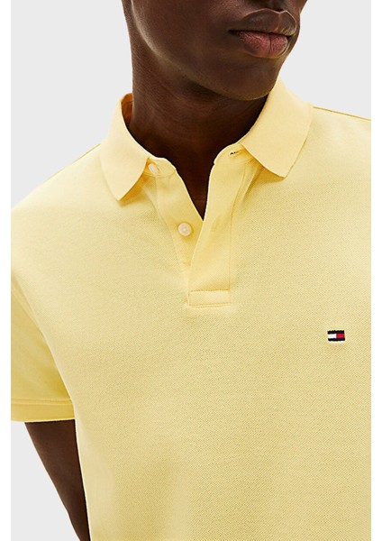 Streç Pamuklu Slim Fit Düğmeli Polo Yaka T Shirt Erkek Polo Yaka T Shirt MW0MW17770 Zf0 fırsatları