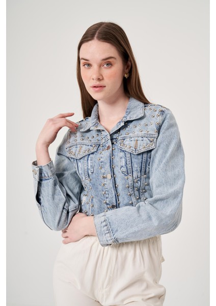 OE25Y939697 Omelya Denim Kot Ceket