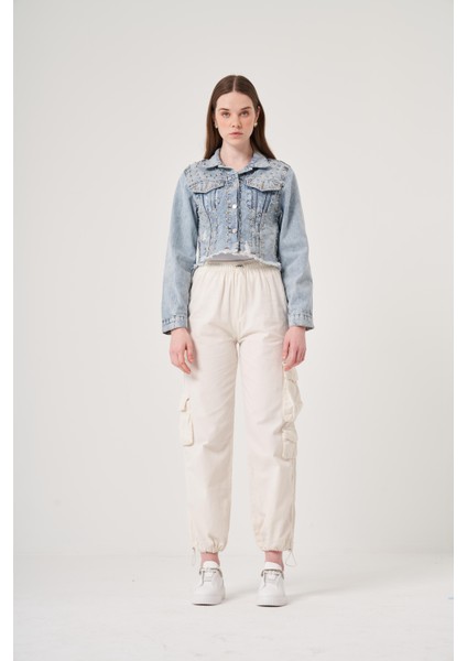 OE25Y939697 Omelya Denim Kot Ceket