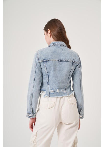 OE25Y939697 Omelya Denim Kot Ceket