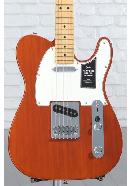 Player Iı Telecaster Chambered Mahogany Gövde Akçaağaç Klavye Mocha Elektro Gitar