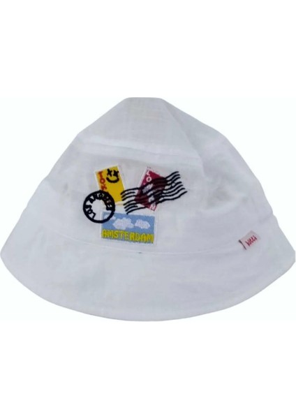 %100 Pamuk Erkek Çocuk Yazlık Fötr Şapka (4-8 Yaş) 25270-03