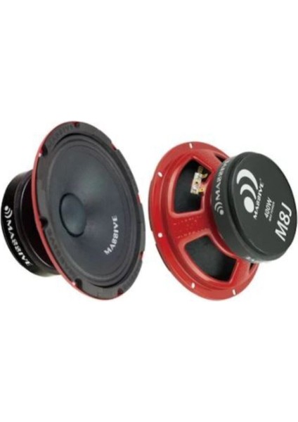 Massive MS-M8J 20CM Çifti 800W Yenı ve Özel Carbon Tasarım Seri