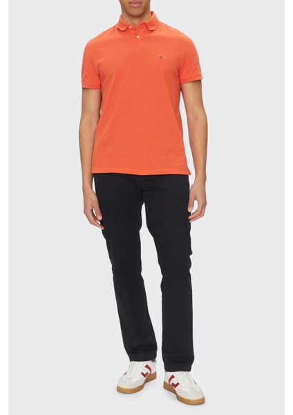 Streç Pamuklu Slim Fit Düğmeli Polo Yaka T Shirt Erkek Polo Yaka T Shirt MW0MW17770 Scx fiyatları
