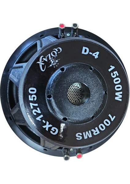 Göza-X GX-12750 D4 1500W 700 Rms 30 cm Bas Çift Bobin Yeni Seri fırsatları