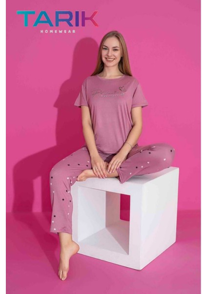 Nefes Alan Milan Kumaş Kısa Kollu Anne-Kız Kombin Pijama TAKIMI/1ADET Fiyatı,ayrı Ayrı Satılmaktadır fiyatları