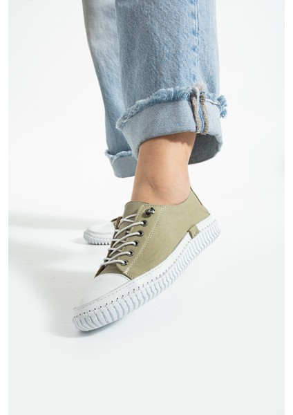 Endesa Kadın Hakiki Deri Su Yeşili Günlük Ayakkabı modelleri