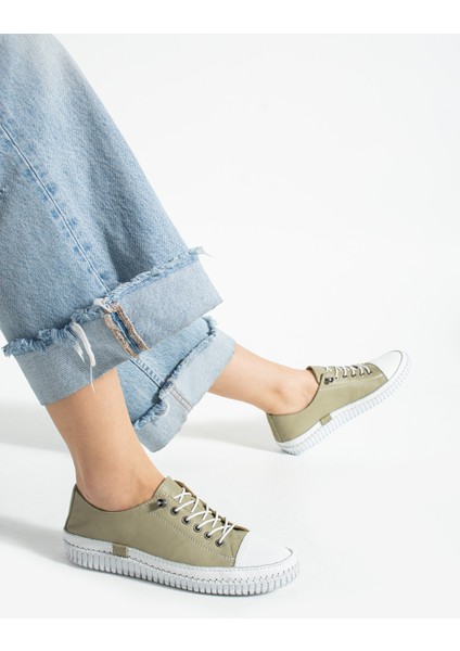 Endesa Kadın Hakiki Deri Su Yeşili Günlük Ayakkabı fırsatları