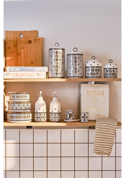 Beyaz 2'li Yağlık ve Sirkelik Seti, şık ve kullanışlı mutfak aksesuarı indirimleri