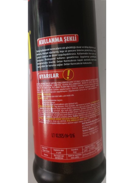 Karınca Kıran Ilacı Kokusuz 325 ml x 3 Adet
