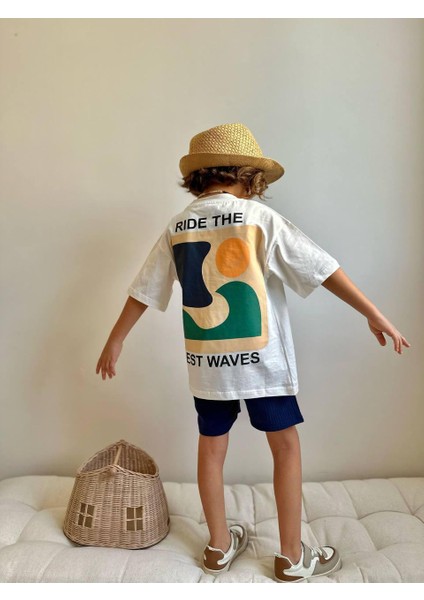 Müslin Şortlu Baskılı Erkek Çocuk Takım fiyatları