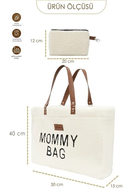 Mommy Bag, Anne Bebek Bakım Çantası, Cüzdan Hediyeli, Xl Büyük Boy, Kadın Çantası, Morteddy Serisi fiyatları