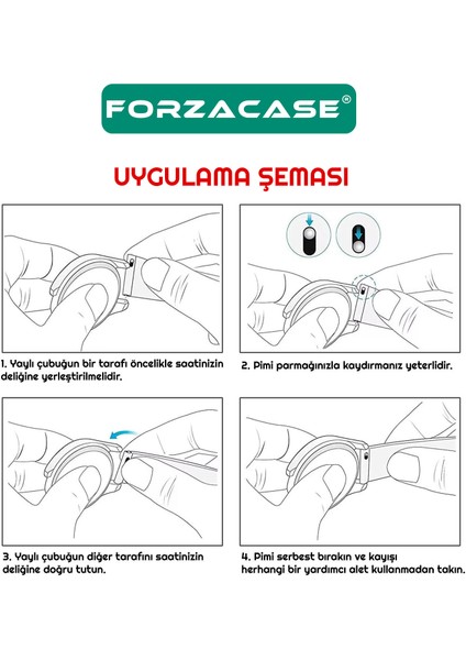 Xiaomi Redmi Watch 5 Active ile Uyumlu Silikon Kordon Kayış + Kırılmaz Cam Koruma - FC875 fırsatları