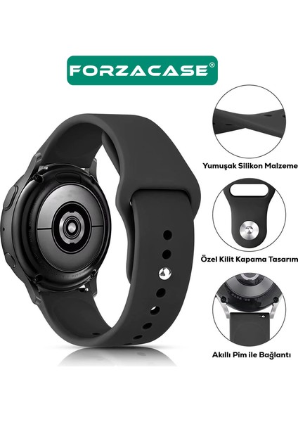 Huawei Watch Gt 5 Pro 46MM ile Uyumlu Silikon Kordon Kayış + Kırılmaz Cam Koruma - FC875 fiyatları