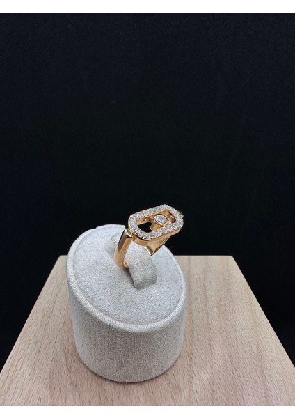 Rose Renk Çift Yönlü Messika Ithal Gümüş Kadın Yüzük fiyatları