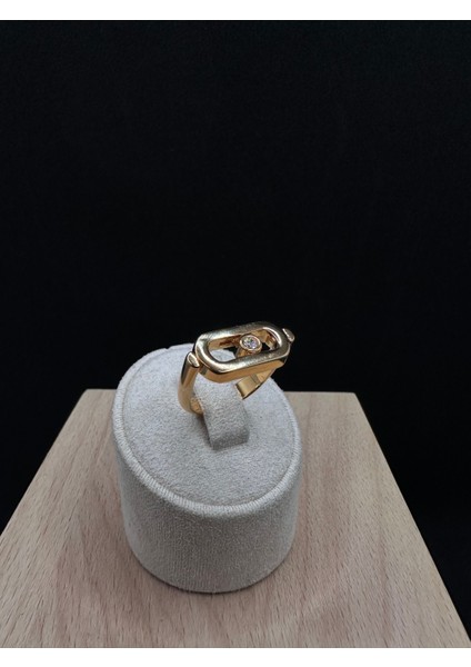 Rose Renk Çift Yönlü Messika Ithal Gümüş Kadın Yüzük modelleri