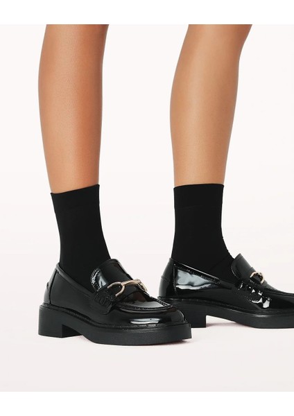 July Rugan Loafer Siyah
