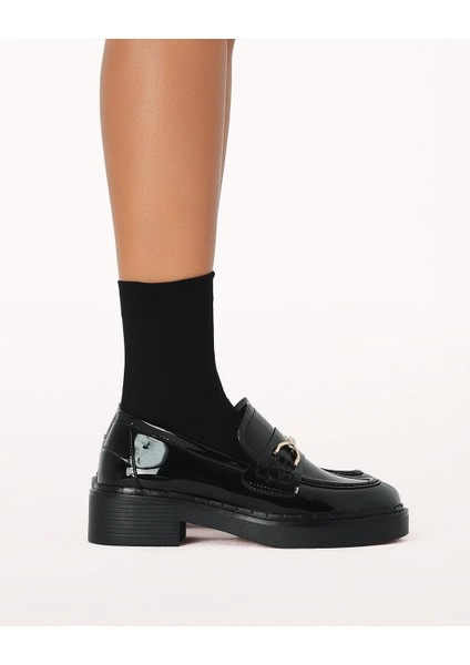 July Rugan Loafer Siyah