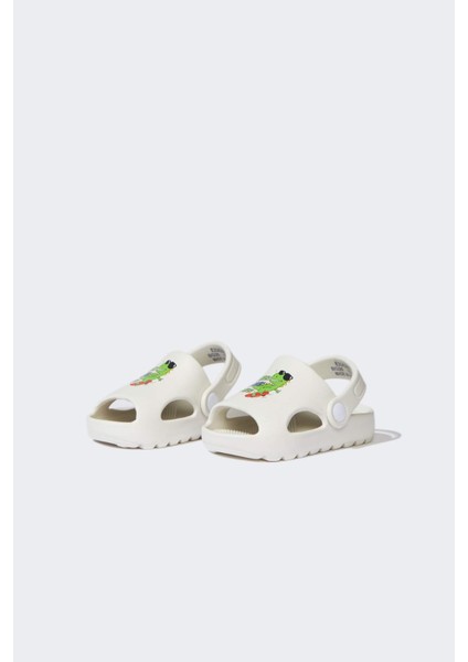 Erkek Çocuk Tek Bantlı Düz Taban Eva Terlik