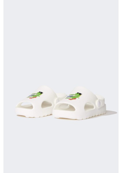 Erkek Çocuk Tek Bantlı Düz Taban Eva Terlik