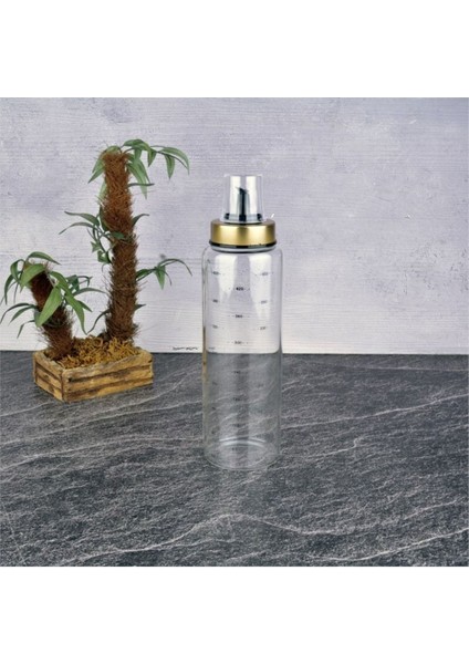 Turuncu Şeffaf Borosilikat Cam Yağlık 500 ml, Sağlıklı ve Dayanıklı Tasarım