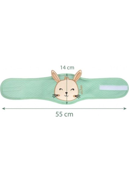 Kiraz Çekirdekli Bebek Bel Bandı Mint - Mommyslab indirimleri