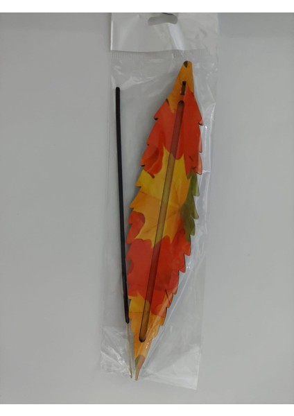 Tütsü Kayığı Tütsülük Ahşap Yaprak Desenli Ev Yaşam Dekorasyon Yeni Nesil Tasarım Model 1 Adet