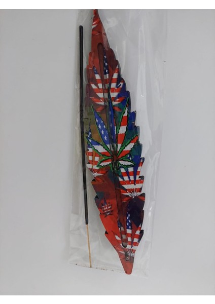 Tütsü Kayığı Tütsülük Ahşap Yaprak Desenli Ev Yaşam Dekorasyon Yeni Nesil Tasarım Model 1 Adet