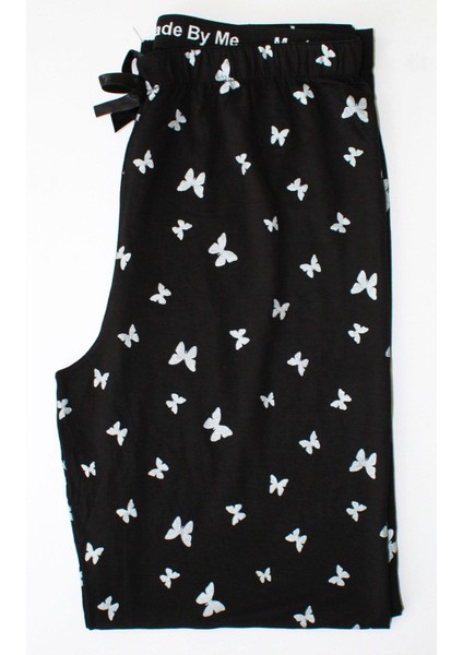 Lüks Modal Kumaş Ev Giyim Pijama Altı Kadın Yüksek Bel Modern Kaliteli Estetik