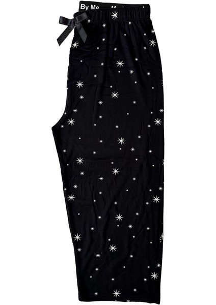 Kapri Boy Made By Me Lüks Modal Kumaş Ev Giyim Pijama Altı Kadın Yüksek Bel Modern Kaliteli Estetik