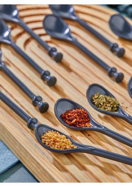 Antrasit 12 Adet Mini Baharat , Bal Kaşığı ve Kahvaltılık Kağışı