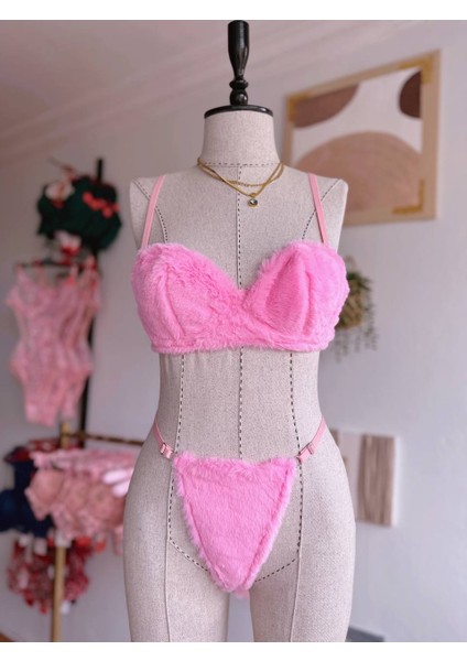 Peluş Sütyen Takım