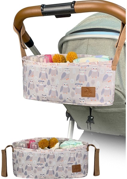 Trip Bebek Arabası Çantası - Baykuş